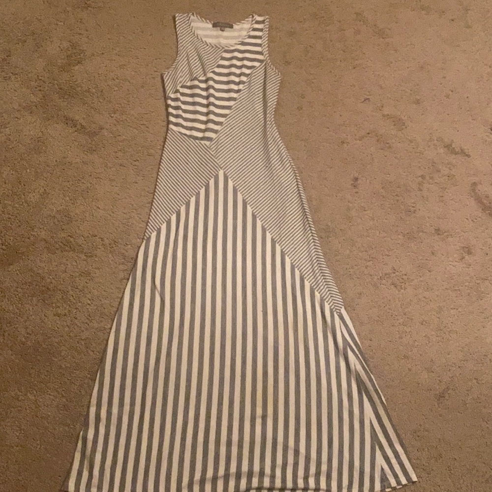 Striped maxi dress